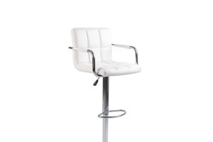 Alternative view of Bar Stool (White PU)ST-7733 Set of 2