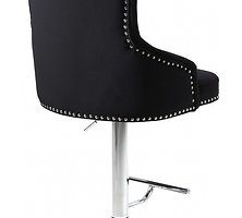 Alternative view of Bar Stool (Black Velvet)ST-6021