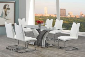 Jerom 7-Piece Dining Set - White