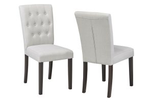 DINING CHAIR, SET OF 2 - BEIGE