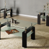 Modern Glass Coffee Table Set