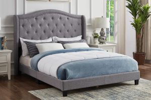 T2173 King Size Bed Grey