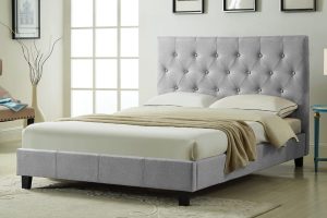 T2366 King Size Bed Grey