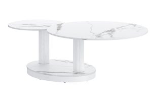 Elara White Coffee Table 301-198WT