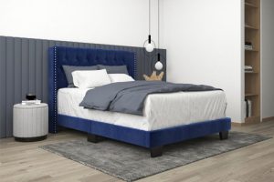 Worldwide Gunner King Bed in Blue
