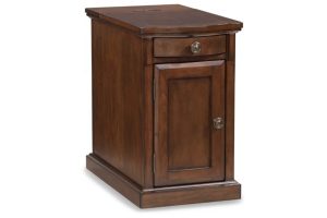 Laflorn Chairside End Table with USB Ports & Outlets