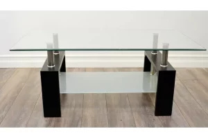 Alternative view of Modern Glass Coffee Table Set