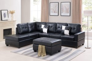 Nara sectional with ottoman