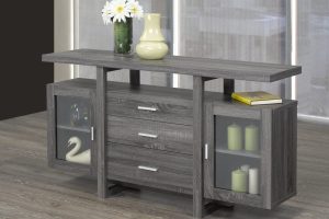 Alternative view of Buffet/Server - Grey