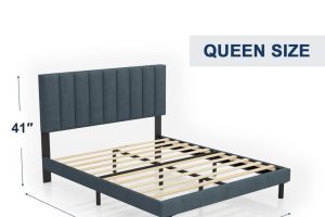 Alternative view of Queen Size bed with 10" inch memory foam mattress
