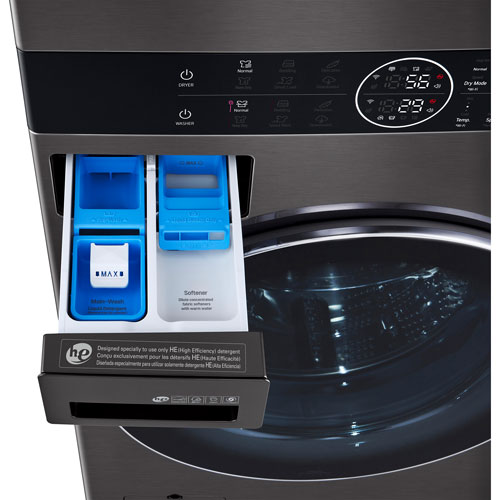 LG Tower WKHC202HBA Washer Dryer - Image 4