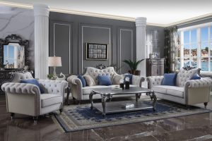 Sofa loveseat chair one coffe and one end team 3