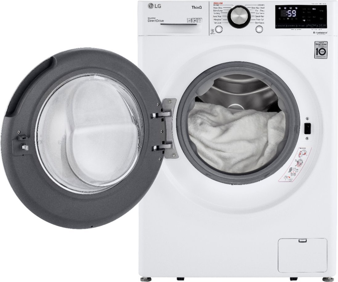 LG WM1455HWA & DLHC1455W Washer Dryer - Image 5