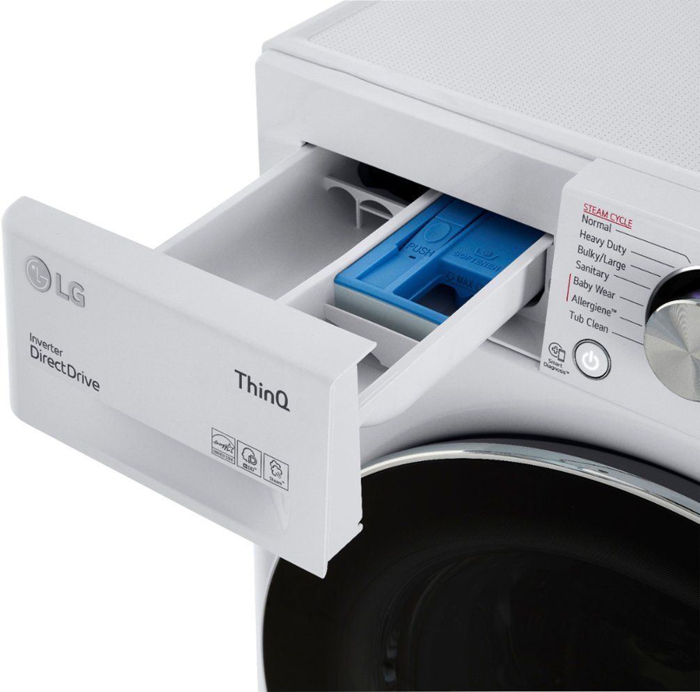 LG WM1455HWA & DLHC1455W Washer Dryer - Image 3