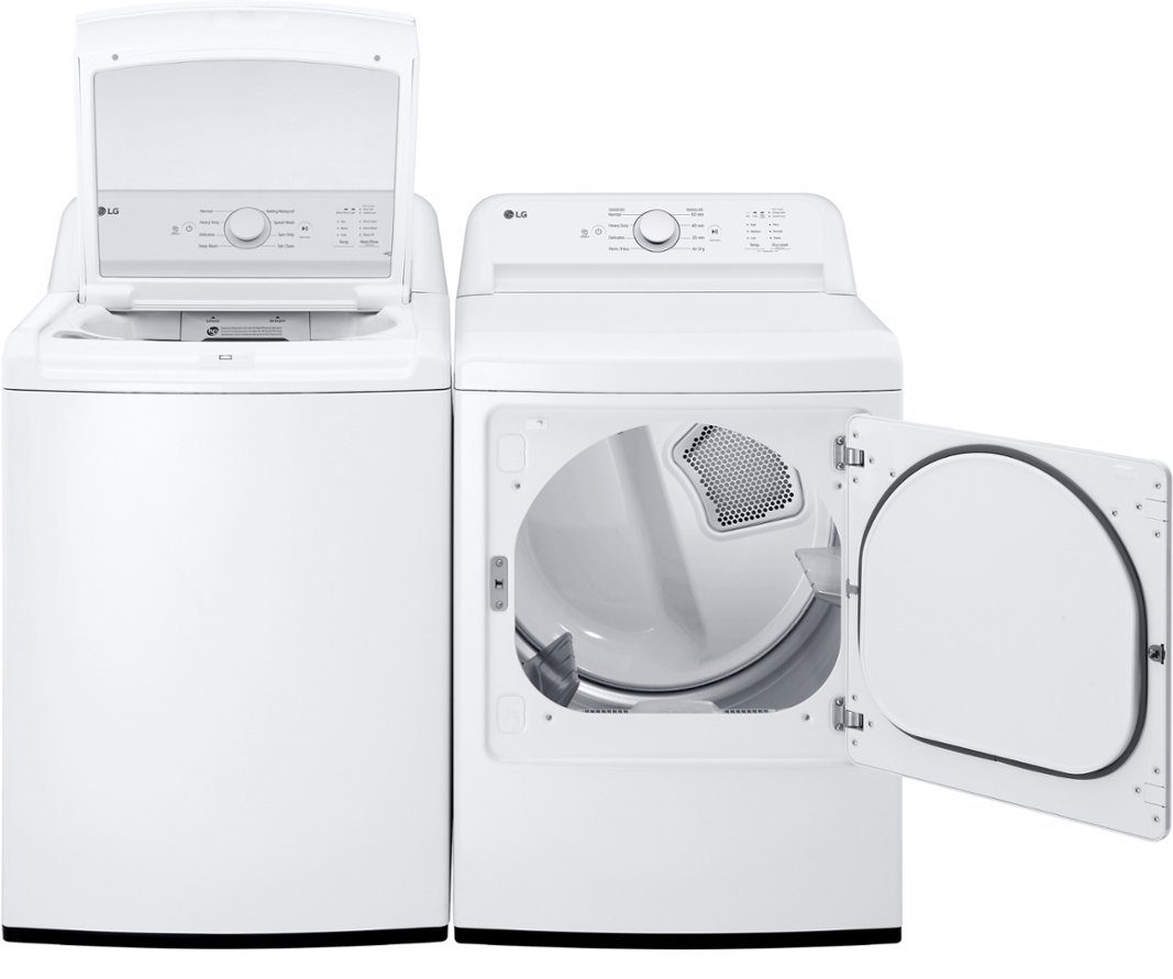 LG WT6105CW & DLE6100W Washer Dryer - Image 2