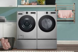 LG WM5500HVA & DLEX5500V Washer Dryer