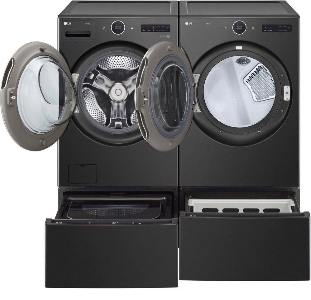LG WM6700HBA & DLEX6700B Washer Dryer - Image 2
