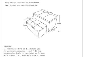 Alternative view of Levi 2pc Rectangular Storage Ottoman Bench Set in Charcoal Fabric