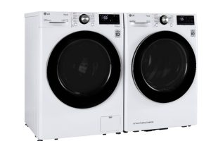LG WM1455HWA & DLHC1455W Washer Dryer