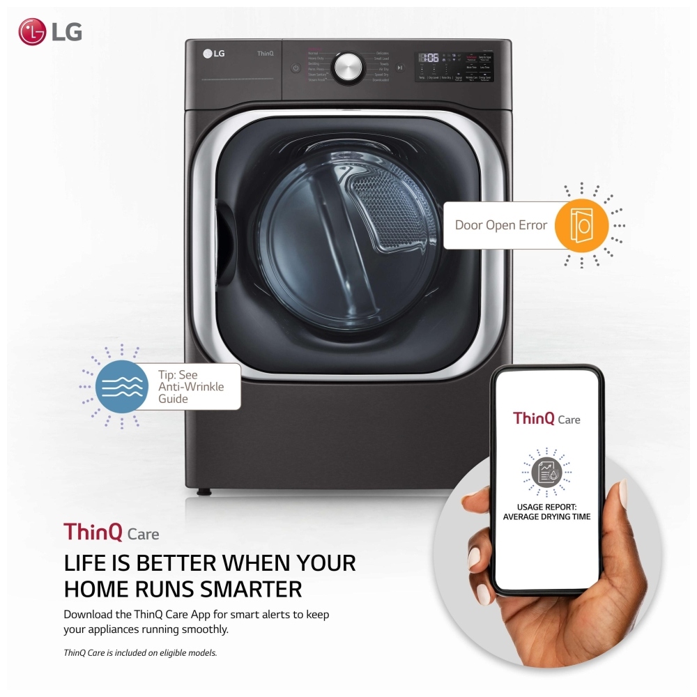 LG WM8900HBA & DLEX8900B Washer Dryer - Image 16