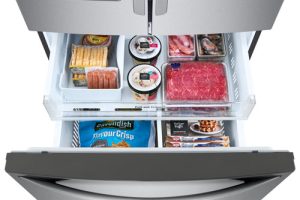 Alternative view of LG LRFWS2906S Refrigerator