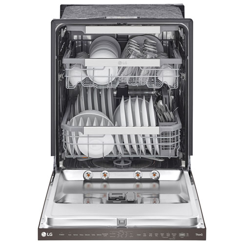 LG 24" 44dB Built-In Dishwasher with Stainless Steel Tub & Third Rack - Image 6