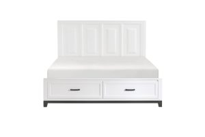 Alternative view of 8Pc Bedroom Set-Garretson Collection 1450WH