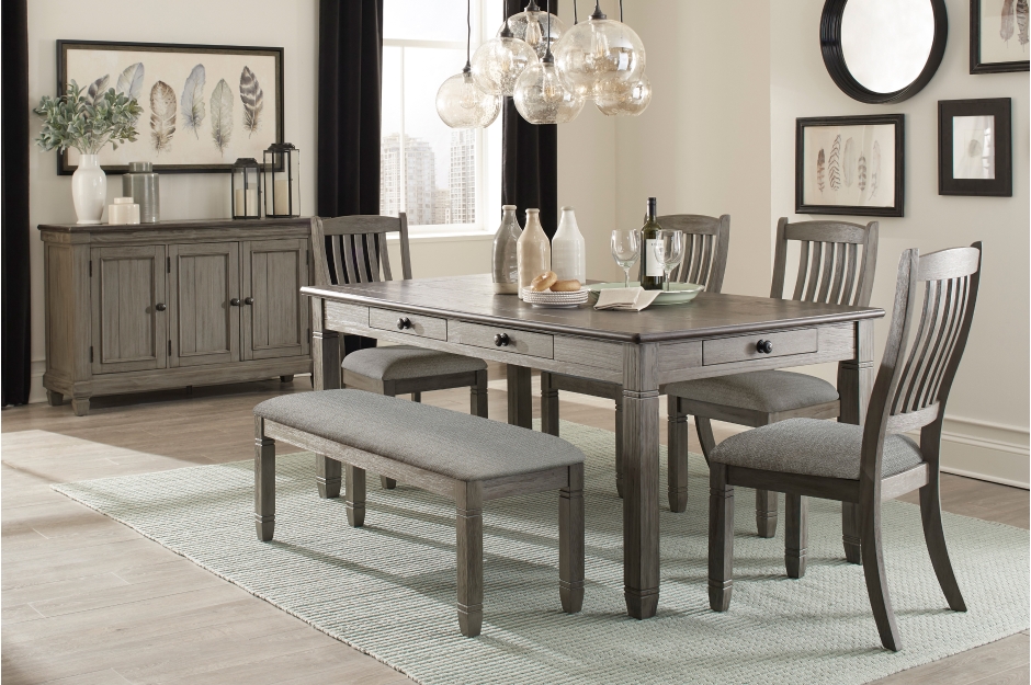 7Pc Dining Set-Granby Collection 5627GY-72