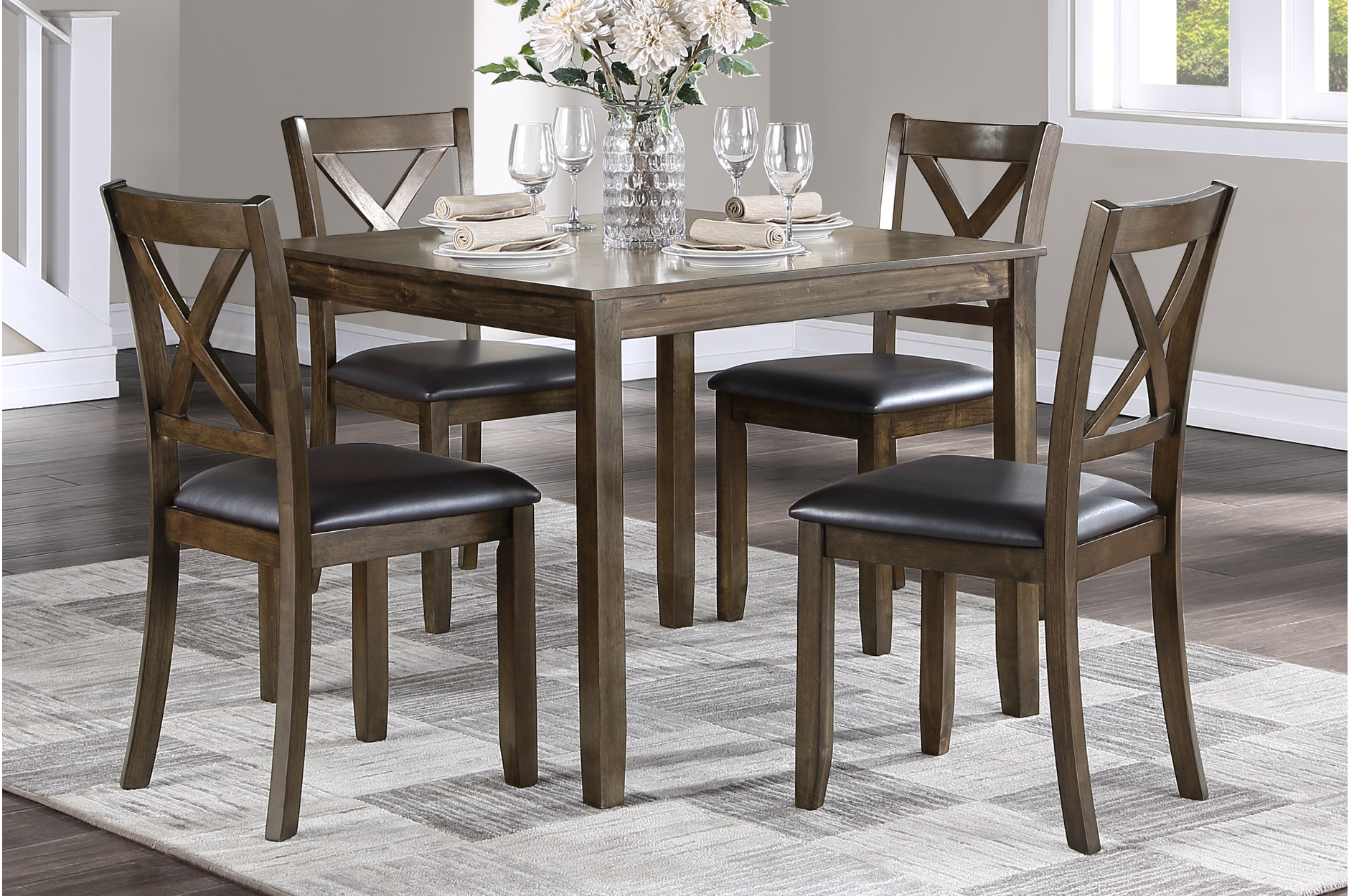5Pc Dining Set-Hazel Collection 5838CH-5P