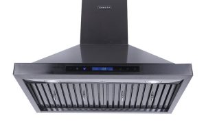 Frankfurt 30''/36'' Black Stainless Steel Wall Mount