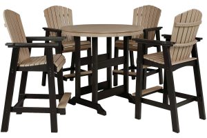 Fairen Trail 5 Piece Outdoor Bar Set