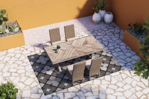 Beachcroft 5 Piece Outdoor Dining Set