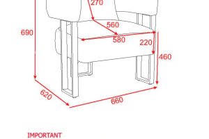 Alternative view of Scarlet Accent Chair in Ivory Boucle and Black