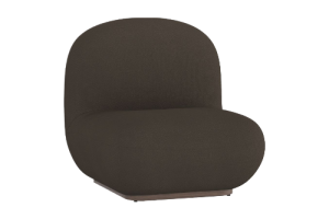 Zilano Accent Chair in Charcoal Boucle