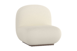 Zilano Accent Chair in Ivory Boucle