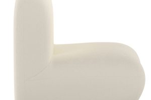 Alternative view of Zilano Accent Chair in Ivory Boucle