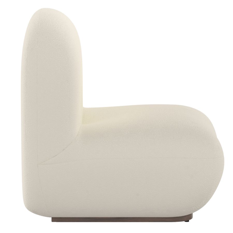Zilano Accent Chair in Ivory Boucle - Image 2