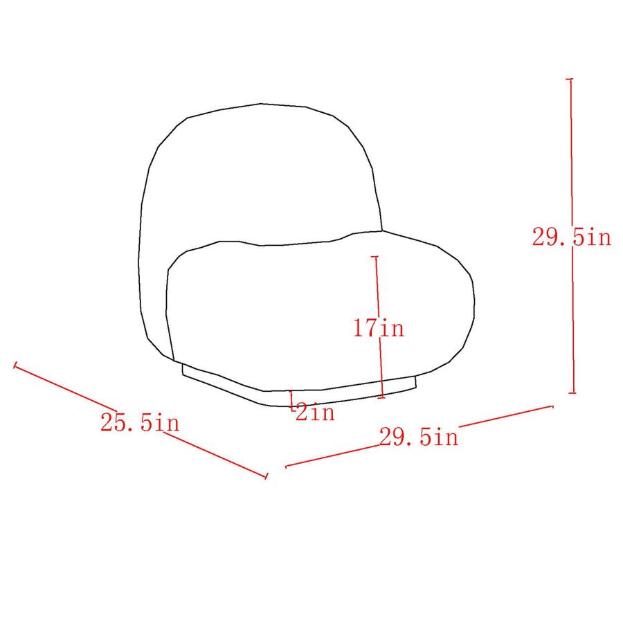 Zilano Accent Chair in Ivory Boucle - Image 8