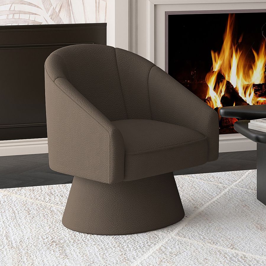 Tilsy Accent Chair in Charcoal Boucle - Image 2