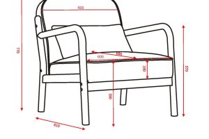 Alternative view of Fani Accent Chair, Fabric in White Boucle and Walnut