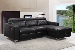 Sectional Sofa Bed IF-9021 RHF (PU-Power)