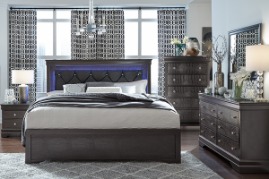 Pompei Grey Bedroom Set