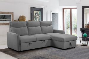 Sectional Sofa Bed (Reversible Chaise) IF-9027