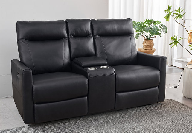 IF-8005 Leather Match-Power Recliner Sofa Set - Image 2