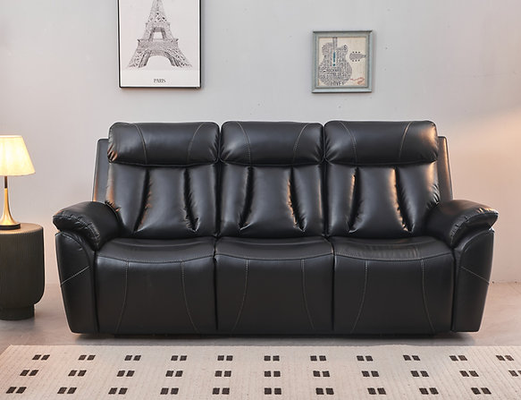 IF-8015 Leather Air-Power Recliner Sofa Set - Image 3