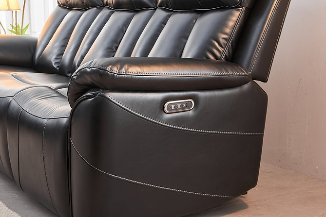 IF-8015 Leather Air-Power Recliner Sofa Set - Image 6