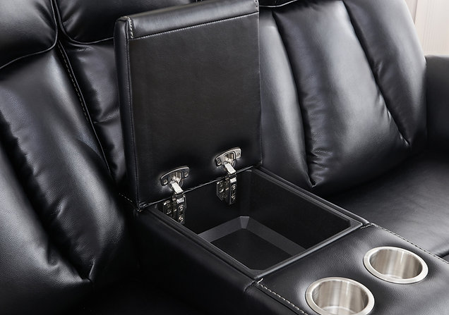 IF-8015 Leather Air-Power Recliner Sofa Set - Image 8