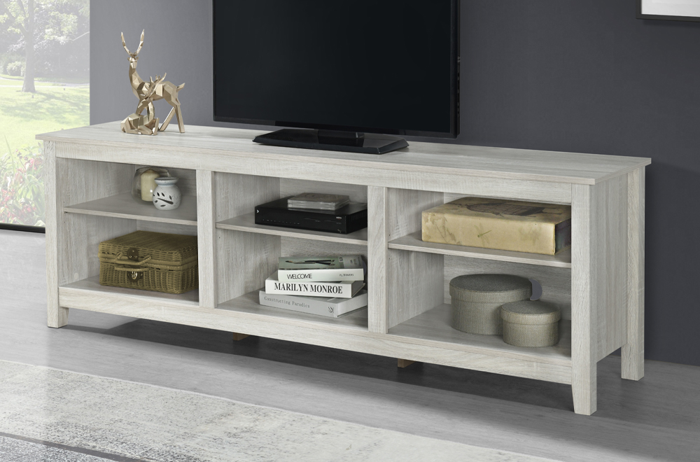70" TV Stand - White