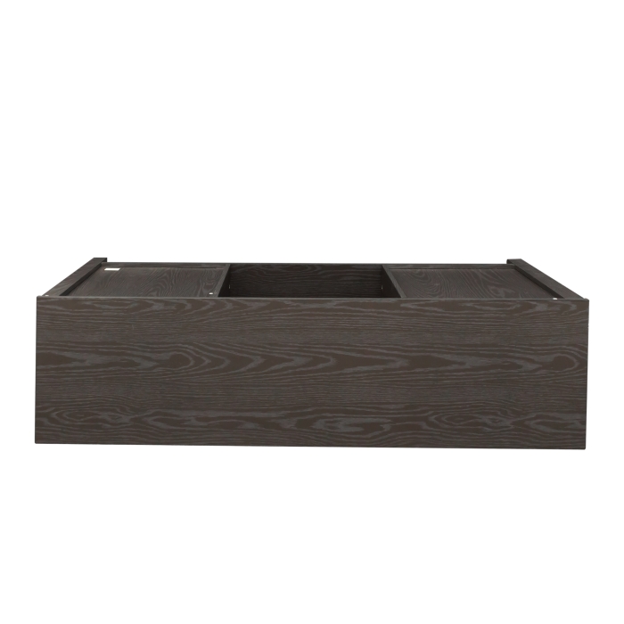 58" TV Stand with Fireplace, Grey - Image 4