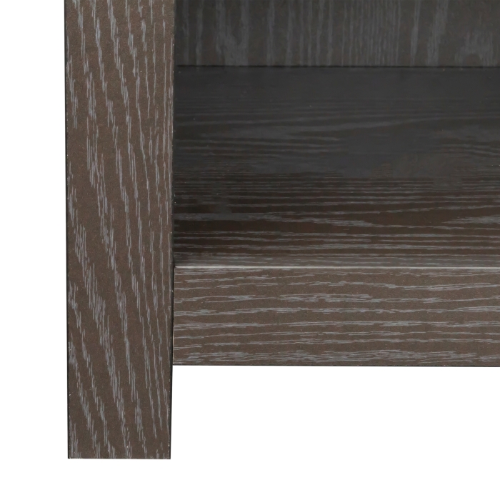 58" TV Stand with Fireplace, Grey - Image 6